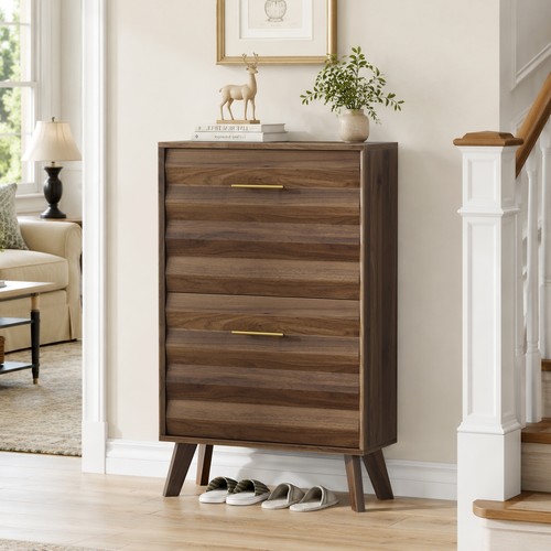 Narrow shoe cabinet midcentury - narrow,