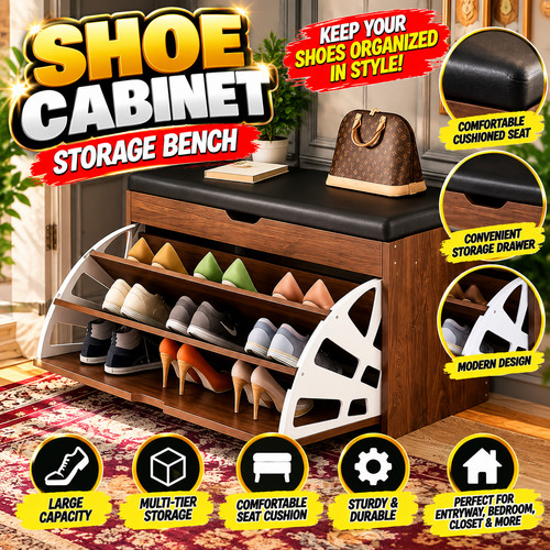 Prwtrso tri color shoe cabinet - tri-color,