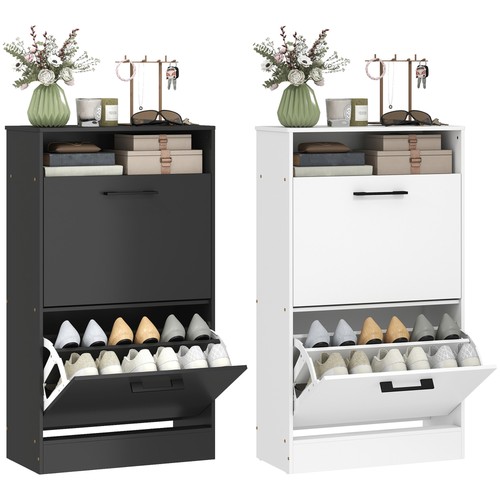 Homcom shoe cabinet - homcom, with