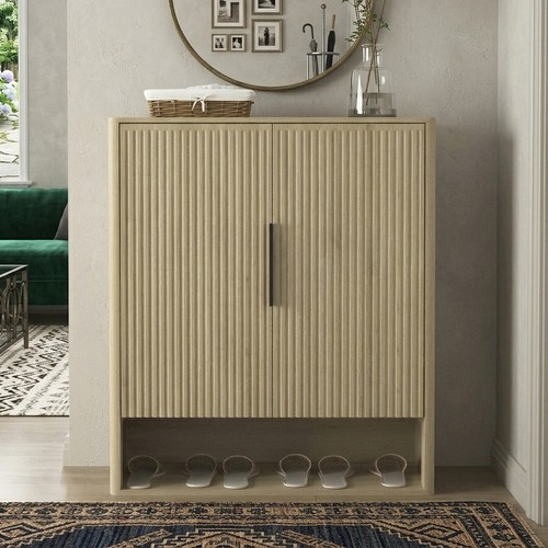 Shoe cabinet modern - modern, natural