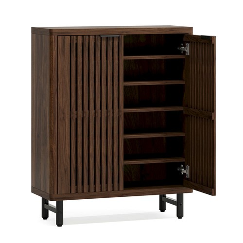 Shoe cabinet midcentury dark - shoe,